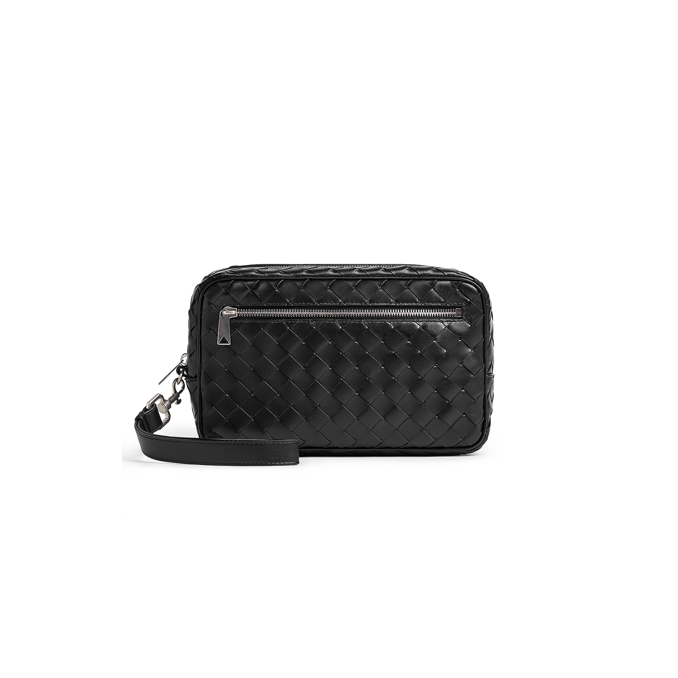 bo*te*ga Ve*ne*ta intrecciato pouch with wristlet 777390v2hl18803 (25*15*6.5cm)